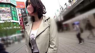 Asian girl with j-cup big tits gives ultimate paizuri and snake tongue blowjob, wild sex.