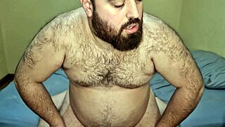 fuckin my husbands hairy ass teaser with monster cock bareback.