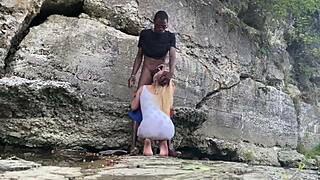 Bigdaddykj couple gets wild on a public hike! 😜