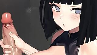 i'm hinata givin a hot handjob from my pov, it's so bigg