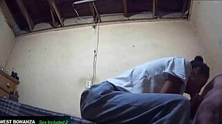 homemade quickie with latina amateur bent over.