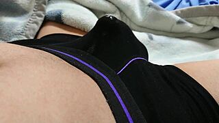 Asian japanese underwear cumshot with additional handjob ejaculation