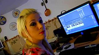 wanna watch this sexy tattooed blonde get fucked outdoors, even in the ass?