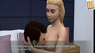 Detailed Lesbian Triangle Sex Scenes With Big Tits And Ass