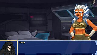 Star Wars Orange Trainer Teases And Gets ANAL FUCKED In Cosplay BDSM Scene.