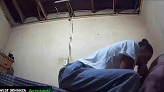 homemade quickie with latina amateur bent over.