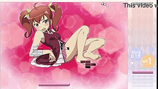 kurusu kanako stripping in arkanoid gameplay is so hot