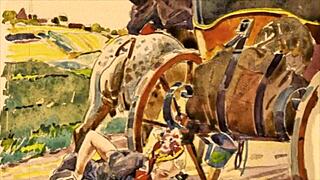 Vintage Erotic Illustration with Timeless Sensual Charm in Retro Style