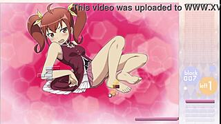 kurusu kanako stripping in arkanoid gameplay is so hot