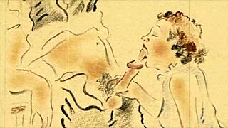 Vintage Erotic Drawings of Anime and Cartoon Characters