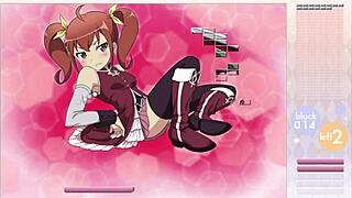 kurusu kanako stripping in arkanoid gameplay is so hot