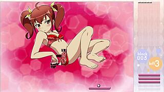 kurusu kanako stripping in arkanoid gameplay is so hot