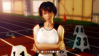 Curious About Rena Senpai And My Baton In This 3D Hentai Adventure?