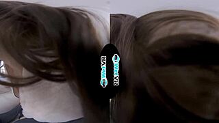 step sister catches masturbator in vr and takes control