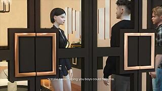 Natalie's secret affair unfolds in 3D hentai preview version.