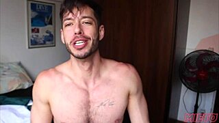 Redhead receives intense facial from big cock