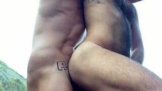 I fucked on the rocks at Abrico beach in RJ