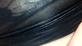 Bound masked black dildo masturbation bondage toys hardcore