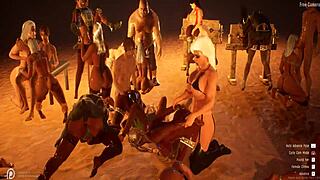 Intense Wildlife Orgy in 3D Hentai