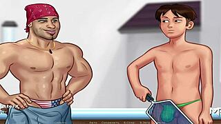 Summertime Saga: Milf uses 69 as a great working tool at the office.