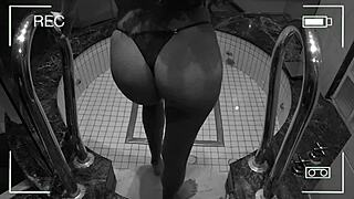 surveillance camera captures unfaithful wife in hotel jacuzzi