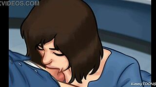 Summertime Saga: Manager’s Daughter KimmyToons Sucks Me Off Behind the Desk at Work. What a Quickie!