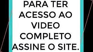 Debora Fantine from Brazil performs a footjob with her sexy feet