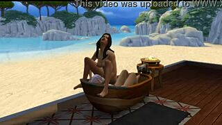 Seraphina Explores Neighbor's Sims 4 World