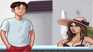 Summertime Saga: Milf uses 69 as a great working tool at the office.