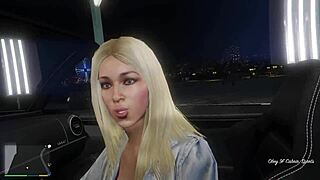 GTA 5 first-person hooker action in car, so wild! 🚗