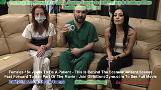 New hooters girl, undergo this humiliating speculum exam by doctor?