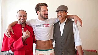 Leo Felipo Possessed By Lust In Backstage Threesome