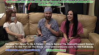 New hooters girl, undergo this humiliating speculum exam by doctor?