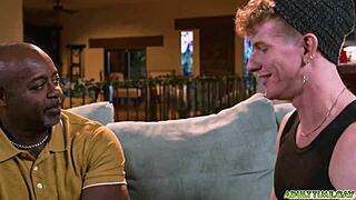 Neighbors Aaron Trainer and Max Lorde Share Steamy Bareback Doggy Fuck Before Guest Arrives