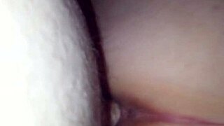 Kris pounds my cock hard in close-up action!