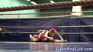 lovely lesbo babe can't stop licking tight dyke cunt all night long