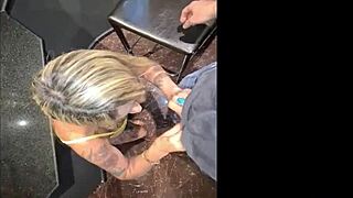 petite latina whore fucks client on first job day