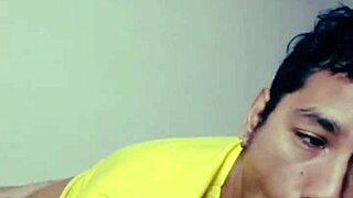 Hairy Argentinian Amateur Sucks Gay Stud's Cock