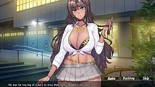 St Yariman Oiled Up Old Man's Big Cock in Schoolgirl Hentai Gameplay