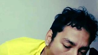 Hairy Argentinian Amateur Sucks Gay Stud's Cock