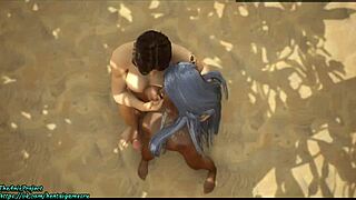 Wild Life 3D Anal Hentai With Big Tits Assfucking Blowjob And Sex