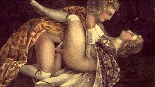 Vintage erotic drawings capture timeless allure in retro anime style. Explore the charm of antique hentai art with captivating detail.