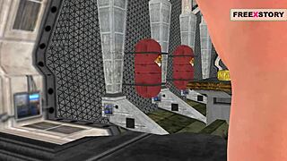 Animated 3d cartoon indian girl in various sex poses masturbating with banana