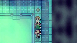 Jodi and Caroline relax in the spa