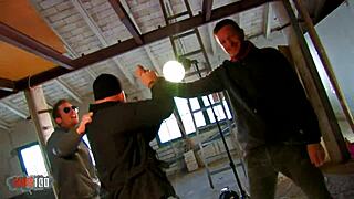 Ginger Hell's Crazy Threesome with Ian Scott and Leo Galvez