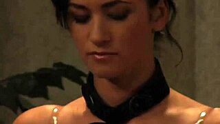 new slave arrives, mistress starts with whipping her ass