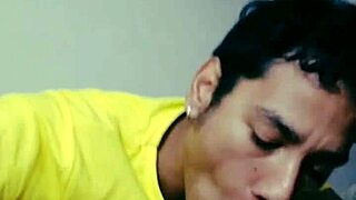 Hairy Argentinian Amateur Sucks Gay Stud's Cock