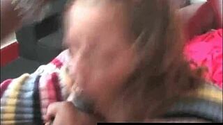 Amateur 19 Year Old Gets Face Fucked by a Big Black Cock