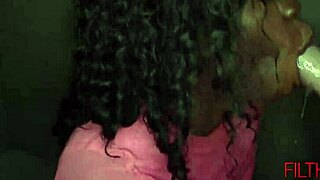 Melody Cummings Sucks Cock Hard In Wet Shower