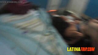 latina prostitute caught banging in cheap brothel